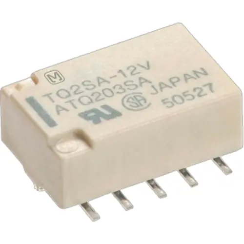 Relais, 2 Wechsler, 12 V (DC), 1028 Ω, 2 A, 110 V (DC), 125 V (AC), monostabil, TQ2SA12ULCSAJ Echt