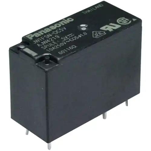 Kostenloser Rückversand Relais, 1 Wechsler, 9 V (DC), 155 Ω, 10 A, 30 V (DC), 250 V (AC), monostabil, JW1FSN9ULCSAT