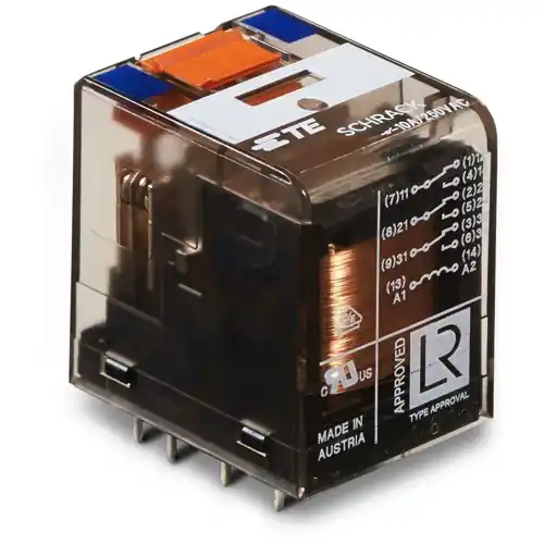 Top-Preis Leistungsrelais, 3 Wechsler, 24 V (DC), 777 Ω, 10 A, 400 V (AC), monostabil, 7-1419111-1