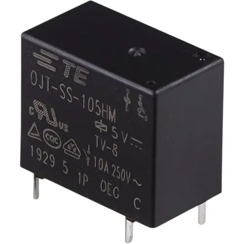 Relais, 1 Schließer, 5 V (DC), 55.6 Ω, 10 A, 250 V (AC), monostabil, 2071508-1 Abverkauf