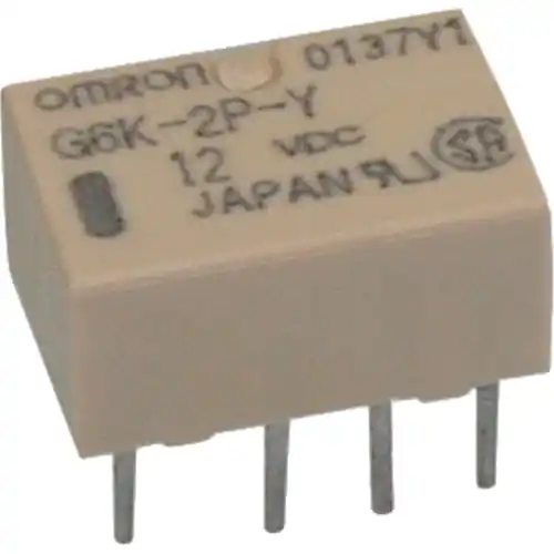 Relais, 2 Wechsler, 5 V (DC), 237 Ω, 1 A, 60 V (DC), 125 V (AC), monostabil, G6K-2P-Y 5VDC Neue Kollektion