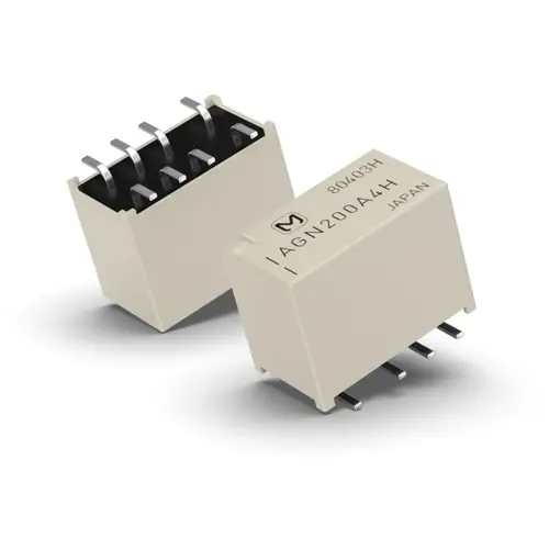 Letzte Chance Relais, 2 Wechsler, 4.5 V (DC), 145 Ω, 1 A, 110 V (DC), 125 V (AC), monostabil, AGN2004HJ