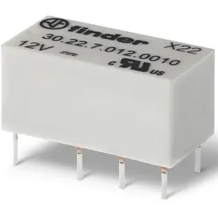 Relais, 2 Wechsler, 24 V (DC), 2880 Ω, 3 A, 250 V (AC), monostabil, 30.22.7.024.0020 Angebot