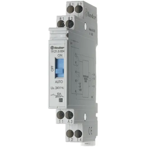 Günstig Digitales Interventions-Relais, 1 Wechsler + 1 Schließer, 24 V (AC), 10 A, 400 V (AC), 19.21.0.024.0000