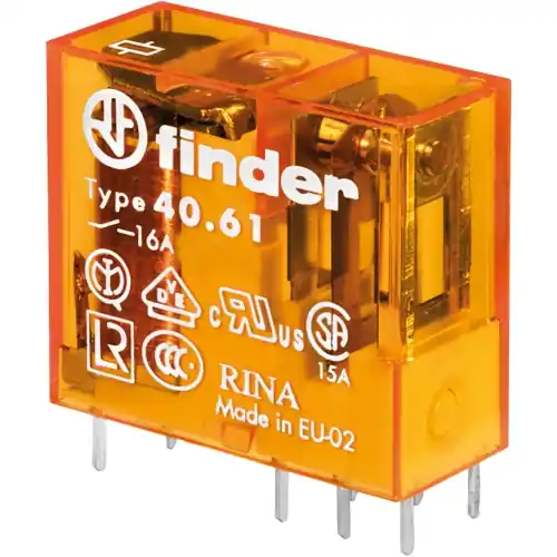 Günstig Relais, 1 Wechsler, 24 V (AC), 320 Ω, 16 A, 400 V (AC), monostabil, 40.61.8.024.1000