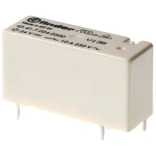 Must-Have Relais, 1 Wechsler, 24 V (DC), 2.2 kΩ, 10 A, 400 V (AC), monostabil, 43.41.7.024.5001