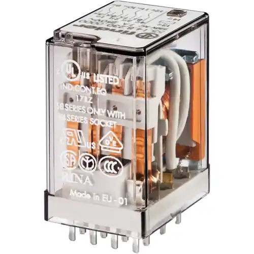 Kostenloser Rückversand Relais, 4 Wechsler, 110 V (AC), 3940 Ω, 7 A, 250 V (AC), monostabil, 55.14.8.110.0000