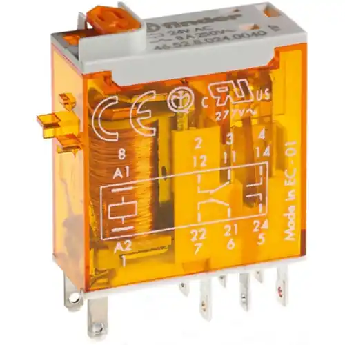 Abverkauf Relais, 2 Wechsler, 230 V (AC), 28 kΩ, 8 A, 440 V (AC), monostabil, 46.52.8.230.5040