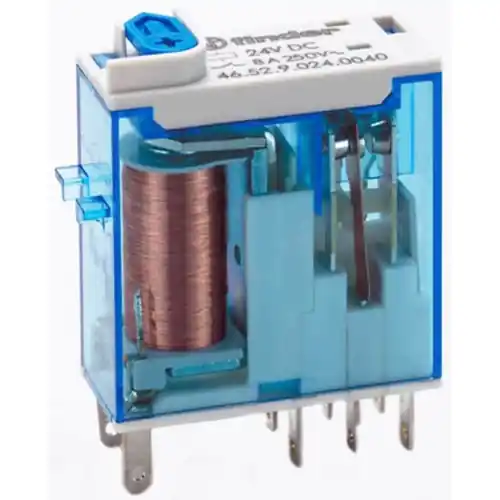 Preisreduziert Relais, 2 Wechsler, 12 V (DC), 300 Ω, 8 A, 440 V (AC), monostabil, 46.52.9.012.0074