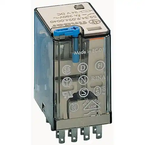 Neu Relais, 4 Wechsler, 110 V (DC), 12.5 kΩ, 7 A, 250 V (AC), 55.34.9.110.5040