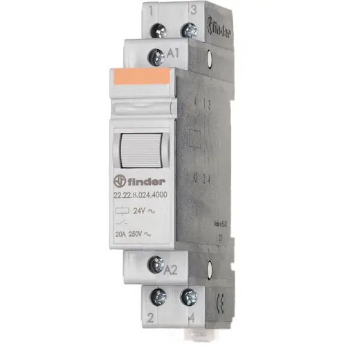 Relais, 2 Schließer, 12 V (AC), 13.5 Ω, 20 A, 400 V (AC), monostabil, 22.22.8.012.4000 Neue Kollektion