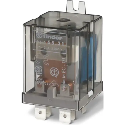 Preis Gesenkt Relais, 1 Schließer + 1 Öffner, 24 V (DC), 445 Ω, 20 A, 400 V (AC), 653190244000