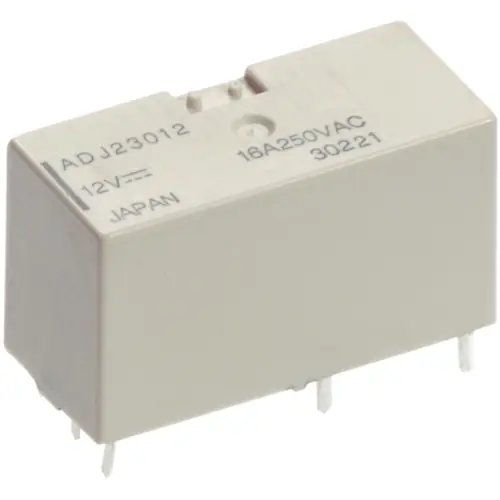 Saisonangebot Relais, 2 Wechsler, 5 V (DC), 167 Ω, 10 A, 250 V (AC), monostabil, ADJ52005J