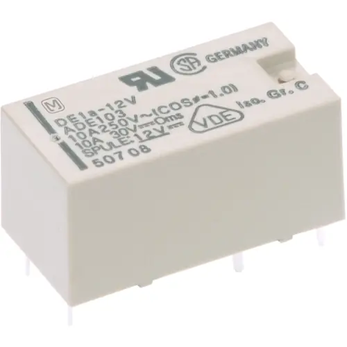 Relais, 1 Schließer, 6 V (DC), 180 Ω, 10 A, 30 V (DC), 250 V (AC), monostabil, DE1AL26D Aktuell