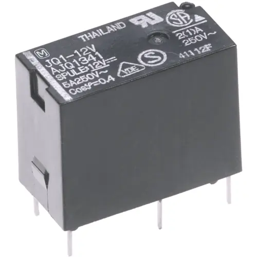 Neue Ware Relais, 1 Schließer, 5 V (DC), 125 Ω, 10 A, 110 V (DC), 250 V (AC), monostabil, JQ1APB5FT