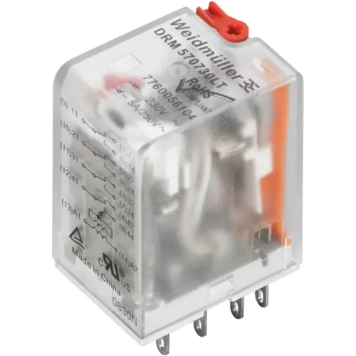 Garantierte Lieferung Relais, 4 Wechsler, 48 V (AC), 615 Ω, 10 A, 250 V (AC), monostabil, 7760056102