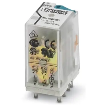Aktuell Relais, 2 Wechsler, 24 V (DC), 30 A, 250 V (DC), 250 V (AC), monostabil, 2907051