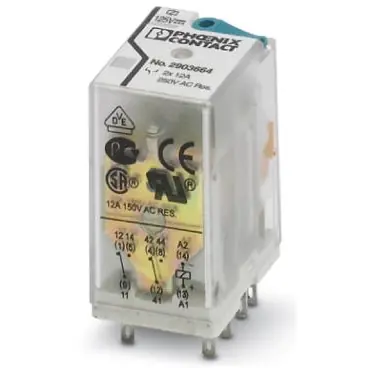 Zertifiziert Relais, 2 Wechsler, 125 V (DC), 30 A, 250 V (DC), 250 V (AC), monostabil, 2903664