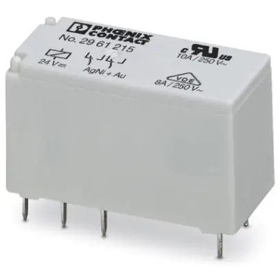 Relais, 2 Wechsler, 24 V (DC), 1.44 kΩ, 50 mA, 36 V (DC), 30 V (AC), monostabil, 2961215 Aktuell
