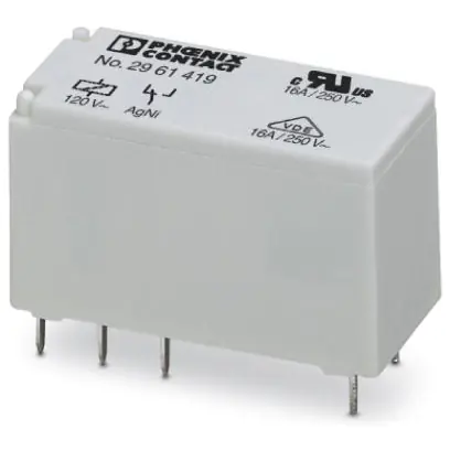 Rabatt Relais, 1 Wechsler, 120 V (AC), 8100 Ω, 25 A, 250 V (DC), 250 V (AC), monostabil, 2961419