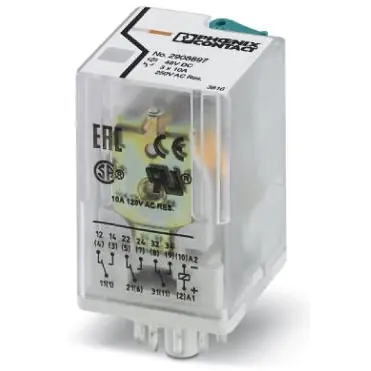 Relais, 3 Wechsler, 48 V (DC), 30 A, 250 V (DC), 250 V (AC), monostabil, 2908897 Top-Angebot