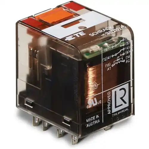 Relais, 2 Wechsler, 230 V (DC), 19465 Ω, 12 A, 400 V (AC), monostabil, 3-1415002-1 Sonderaktion