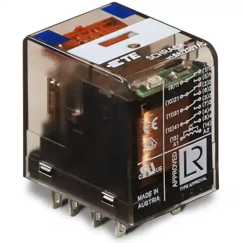 Relais, 4 Wechsler, 24 V (DC), 777 Ω, 6 A, 240 V (AC), monostabil, 1415006-1 Nur Für Kurze Zeit