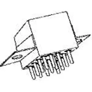 Relais, 4 Wechsler, 12 V (DC), 100 Ω, 5 A, 28 V (DC), 115 V (AC), monostabil, 1617761-1 Heißes Angebot