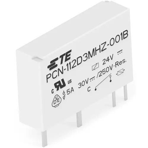 Geprüft Relais, 1 Schließer, 12 V (DC), 1200 Ω, 3 A, 125 V (DC), 277 V (AC), monostabil, 1721441-5