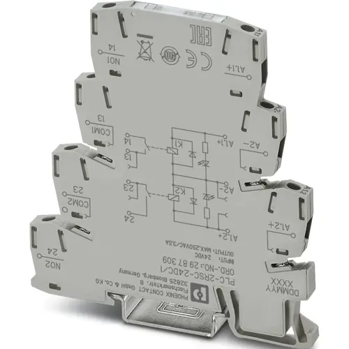 Interfacerelais 2 Schließer, 24 V (DC), 3.4 kΩ, 3.5 A, 250 V (AC), 2987309 Finale Aktion