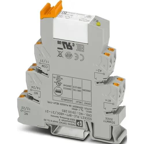 Markenprodukt Interfacerelais 2 Wechsler, 48 V (DC), 2.4 kΩ, 6 A, 250 V (DC), 250 V (AC), 2900333