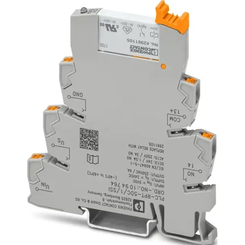 Interfacerelais 1 Schließer, 5 V (DC), 5 kΩ, 6 A, 250 V (DC), 250 V (AC), 1094764 Zertifiziert