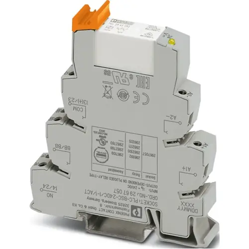Markenprodukt Interfacerelais 2 Schließer, 24 V (DC), 1440 Ω, 6 A, 250 V (DC), 250 V (AC), 2967109