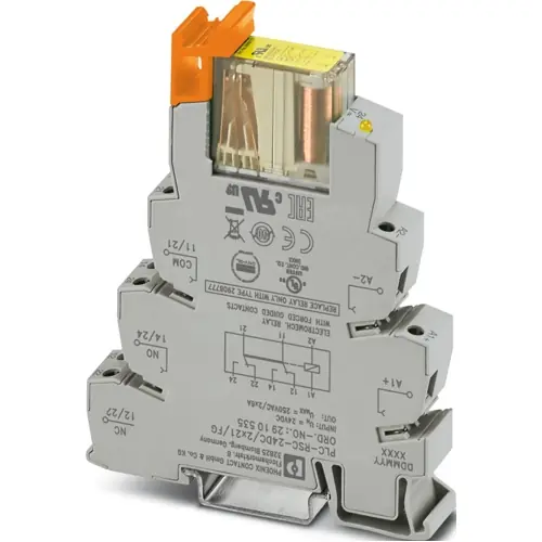 Interfacerelais 2 Wechsler, 24 V (DC), 800 Ω, 6 A, 250 V (DC), 250 V (AC), 2910535 Preiswert