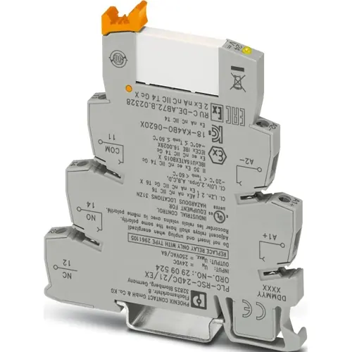 Interfacerelais 1 Wechsler, 24 V (DC), 2.66 kΩ, 6 A, 250 V (DC), 250 V (AC), 2909524 Neue Kollektion