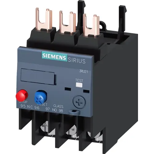 Überlastungsschutzrelais, 3-polig, 5,5 bis 8 A, 8 A, Ringkabelschuhanschluss, 3RU2126-1HJ0 Top-Seller