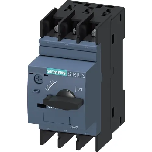 Günstig Motorschutzschalter, 3-polig, 0,55 bis 0,8 A, 0.8 A, Ringkabelschuhanschluss, 3RV2011-0HA40