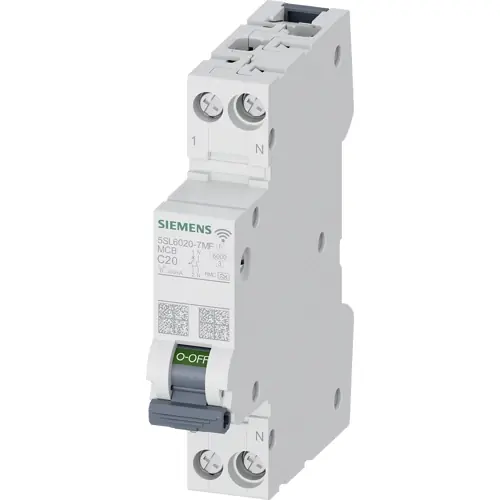 Direkt Vom Hersteller Leitungsschutzschalter, 2-polig, C Charakteristik, 20 A, DIN-Schiene, 5SL6020-7MF