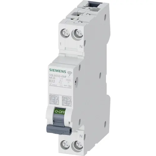 Preiswert Leitungsschutzschalter, 2-polig, B Charakteristik, 32 A, DIN-Schiene, 5SL6032-6MF