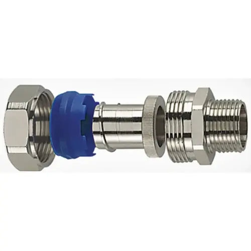 Gerade Kompressionsverschraubung, M32, 32 mm, IP68, metall, (L) 45.8 mm, 166-41006 Preiswert