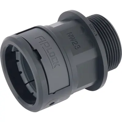 Gerade Schlauchverschraubung, PG29, 29 mm, PA, IP66/IP67/IP68/IP69, grau, (L) 52.4 mm, 61804258 Kostenloser Rückversand