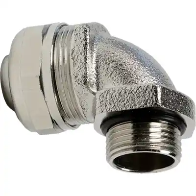 90° Schlauchverschraubung, M20, 20 mm, Messing, vernickelt, IP68, metall, (L) 28 mm, 61803862 Jetzt Bestellen