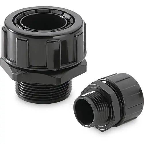 Gerade Schlauchverschraubung, M25, PA, IP65/IP68, schwarz, (L) 45 mm, 55502464 Preiswert