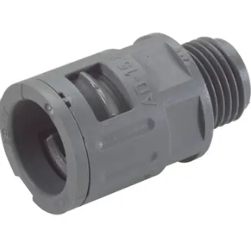 Top-Angebot Gerade Schlauchverschraubung, NPT 3/8", PA, IP68, schwarz, (L) 37 mm, 61800715