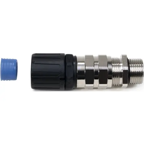 Verschraubung, M50, 48 mm, PA/NPB/TPE, IP66/IP67/IP68/IP69K, schwarz, (L) 125 mm, 166-22107 Garantierte Lieferung