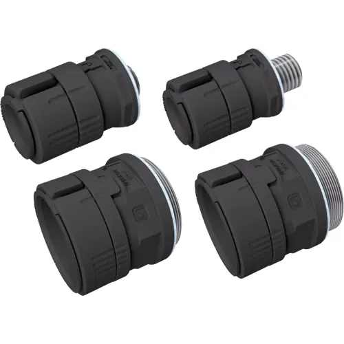 Schlauchverschraubung, M20, PA, IP54/IP66/IP66K/IP67/IP67M/IP68 (6bar)/IP69K, schwarz, (L) 49.7 mm, 83401260 Aktuell