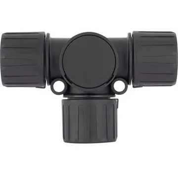 T-Schlauchverschraubung, 42 mm, PA, IP66/IP67/IP68 (2bar), schwarz, 55507344 Preisreduziert