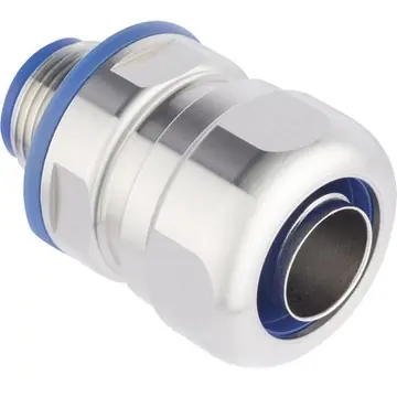 Rabatt Gerade Schlauchverschraubung, M32, 24.6 mm, Edelstahl, IP68, silber, (L) 53.7 mm, 55510703