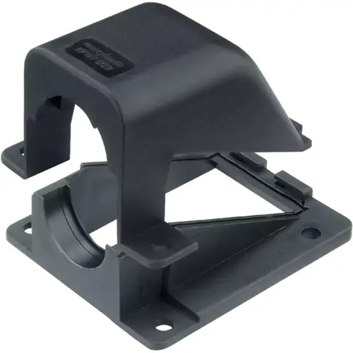 Must-Have Flanschwinkel, PA/CR, IP54, schwarz, (L) 116 mm, 83561860