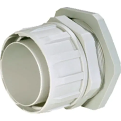 Must-Have Gerade Schlauchverschraubung, PG36, 45 mm, PP, IP54, grau, (L) 58 mm, 167-00516